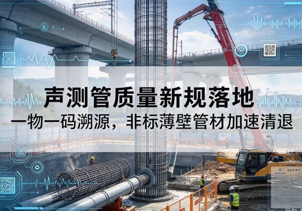 扎赉特旗声测管质量新规落地，一物一码溯源，非标薄壁管材加速清退