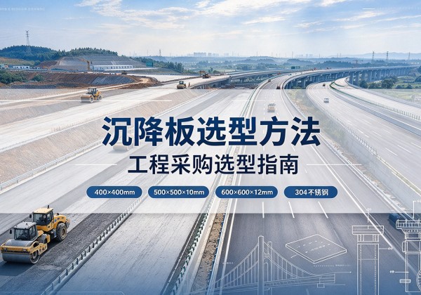 扎赉特旗沉降板选择方法